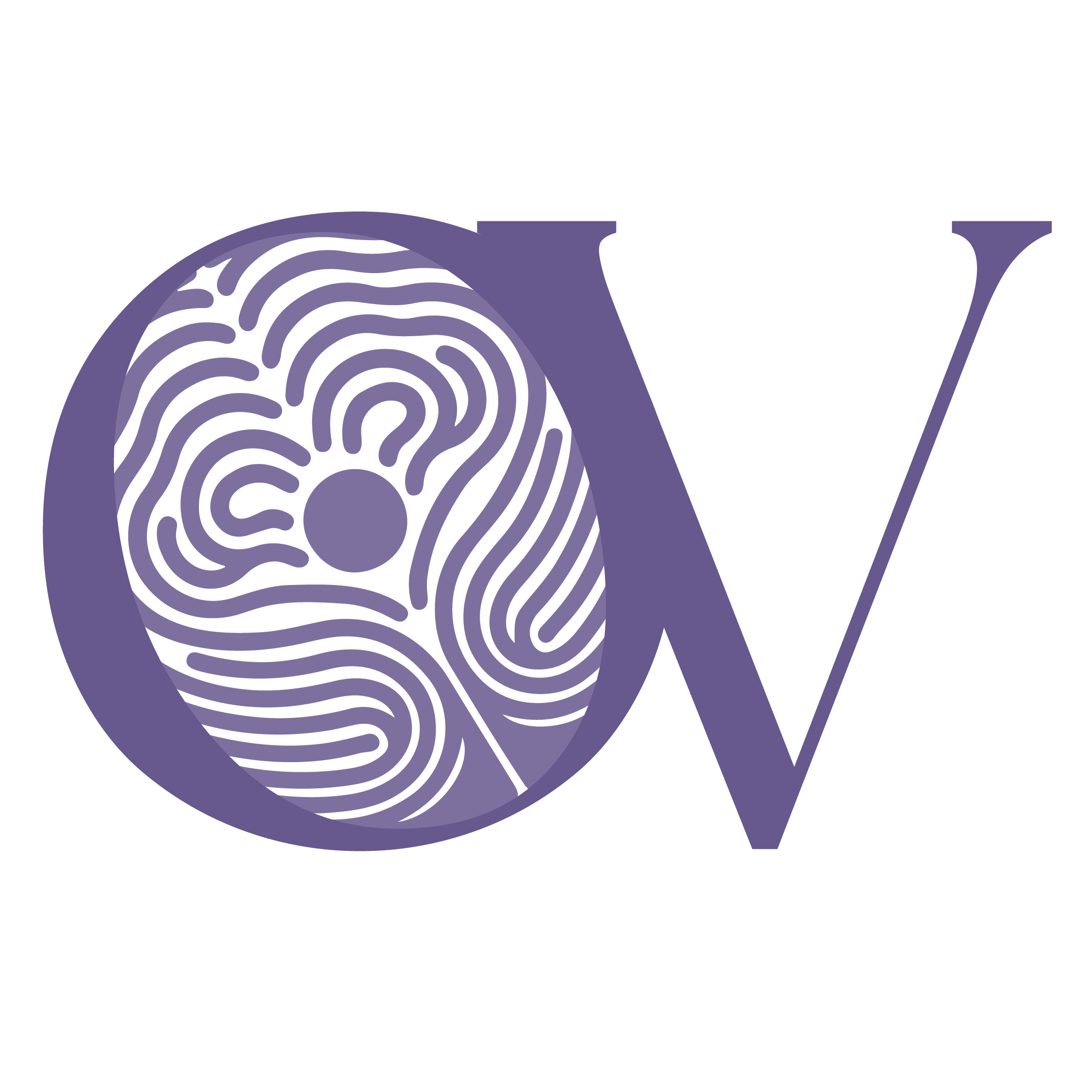 Logo Oscar Vila Psicología color lila
